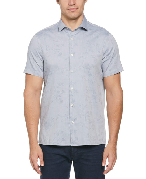Floral Print Jacquard Shirt (Titan) 