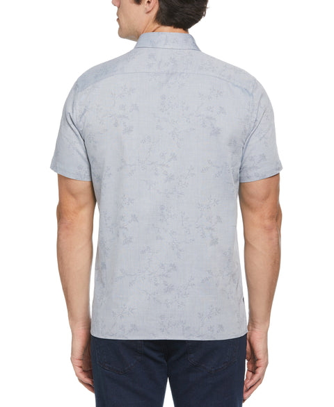 Floral Print Jacquard Shirt (Titan) 