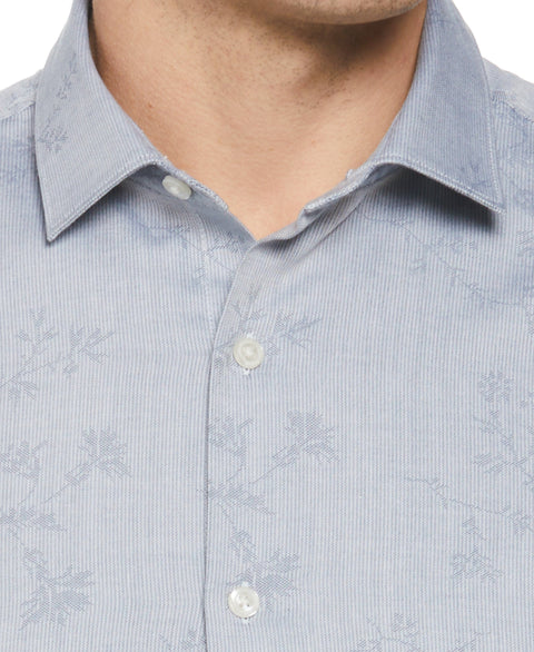 Floral Print Jacquard Shirt (Titan) 