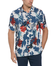Floral Print LENZING™ EcoVero™ Shirt (Bright White) 
