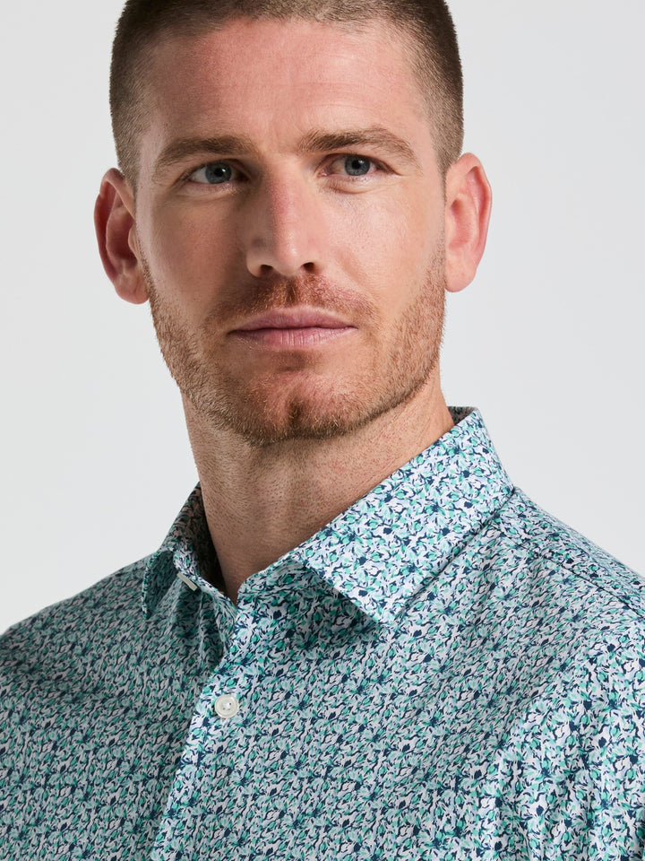 Floral Print Shirt (Wasabi) 