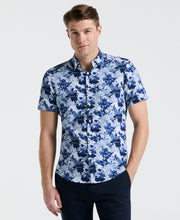 Floral Print Shirt (Blue Depths) 