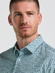 Floral Print Shirt (Wasabi) 