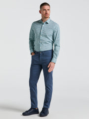 Floral Print Shirt (Wasabi) 
