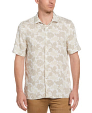 Floral Print LENZING™ EcoVero™ Shirt (Almond Milk) 
