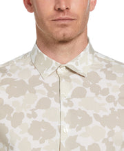 Floral Print LENZING™ EcoVero™ Shirt (Almond Milk) 
