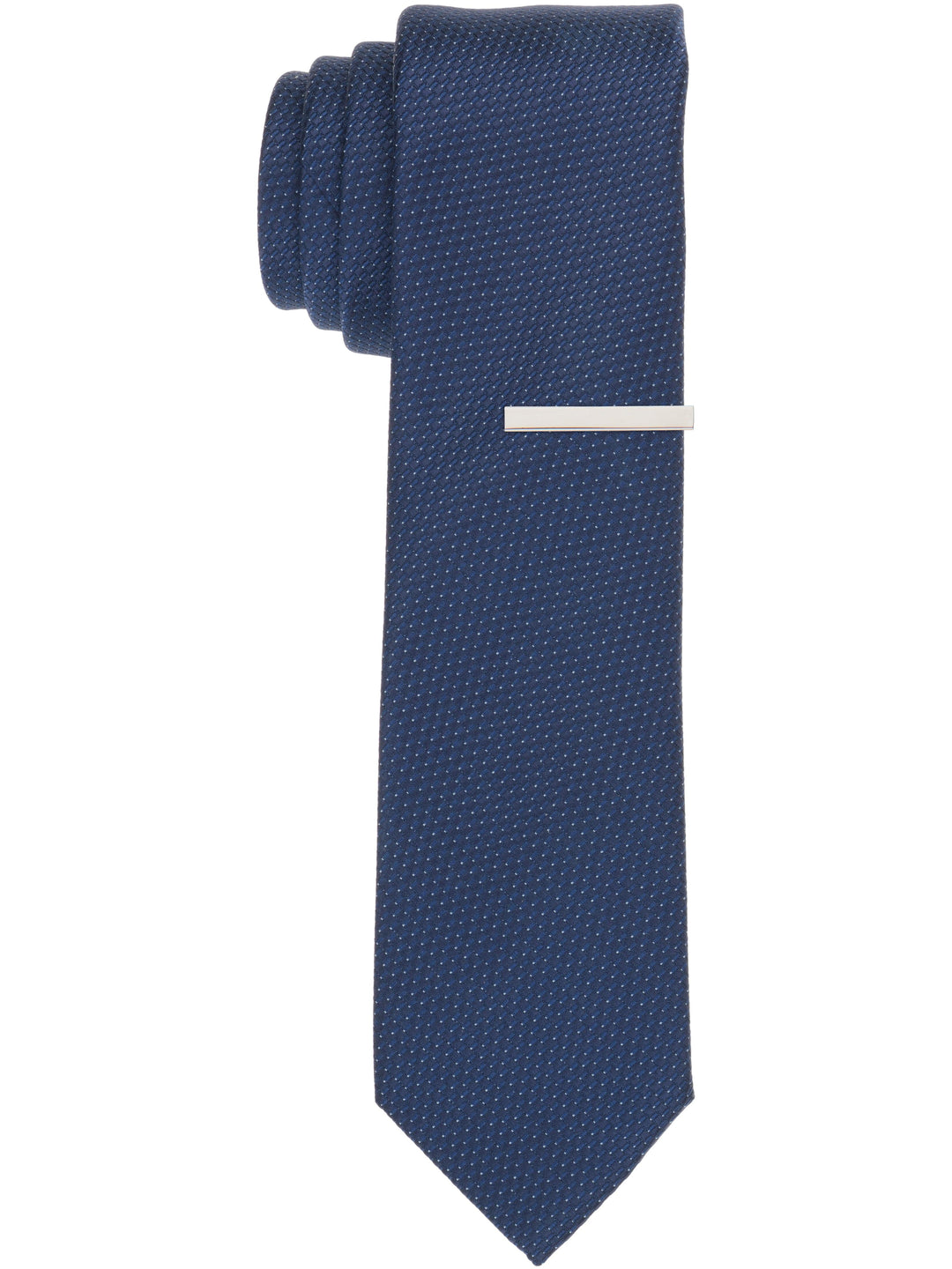 Garratte Micro Slim Tie (Navy) 
