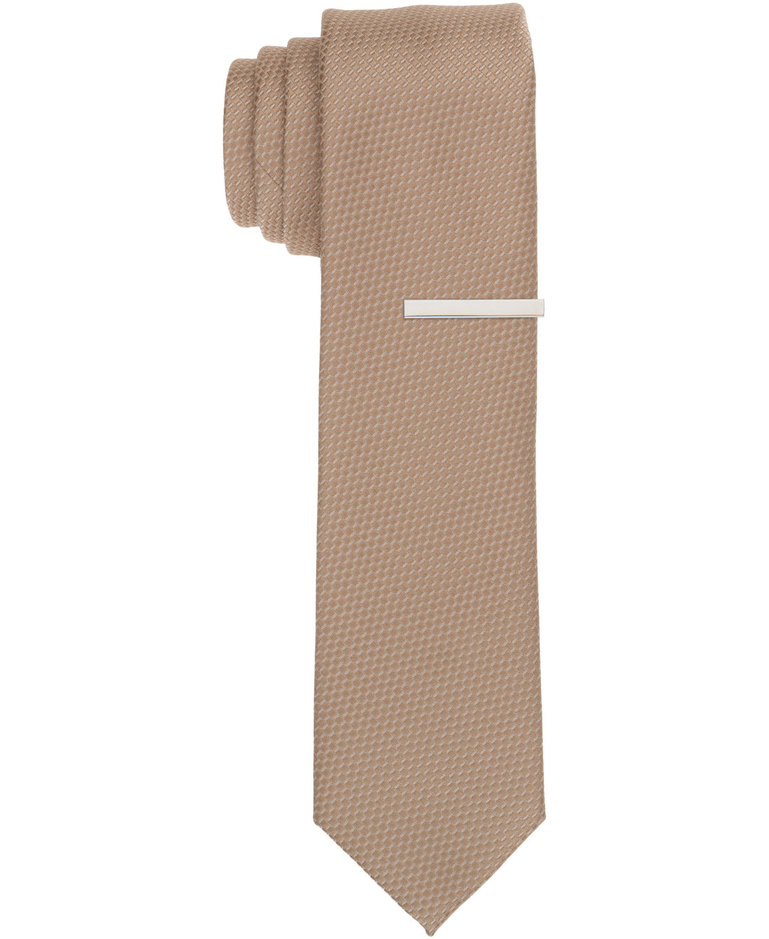 Garratte Micro Slim Tie (Taupe) 