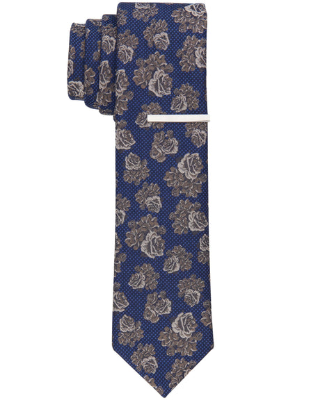 Goldes Floral Tie (Taupe) 