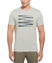 Gradient Logo Print Tee (Aqua Gray) 