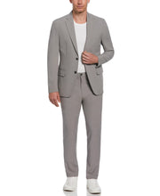 Slim Fit Grey Tech Suit Perry Ellis