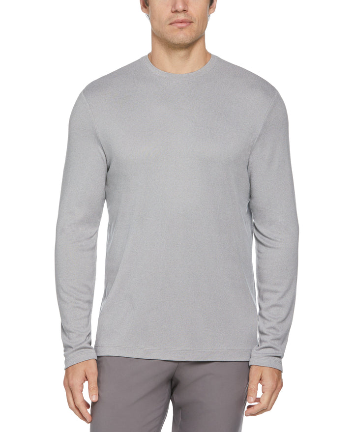 Heather Ribbed Crewneck Shirt (Smoked Heather) 