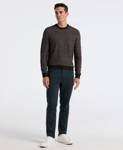 Herringbone Crew Neck Sweater (Black) 