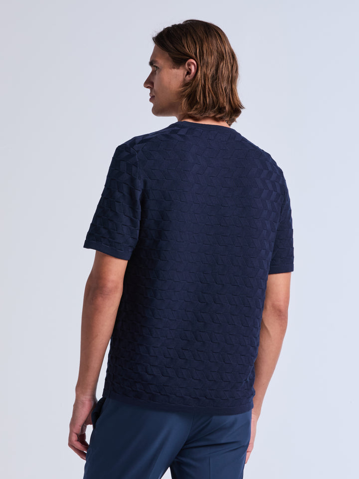 Herringbone Crew Sweater Tee