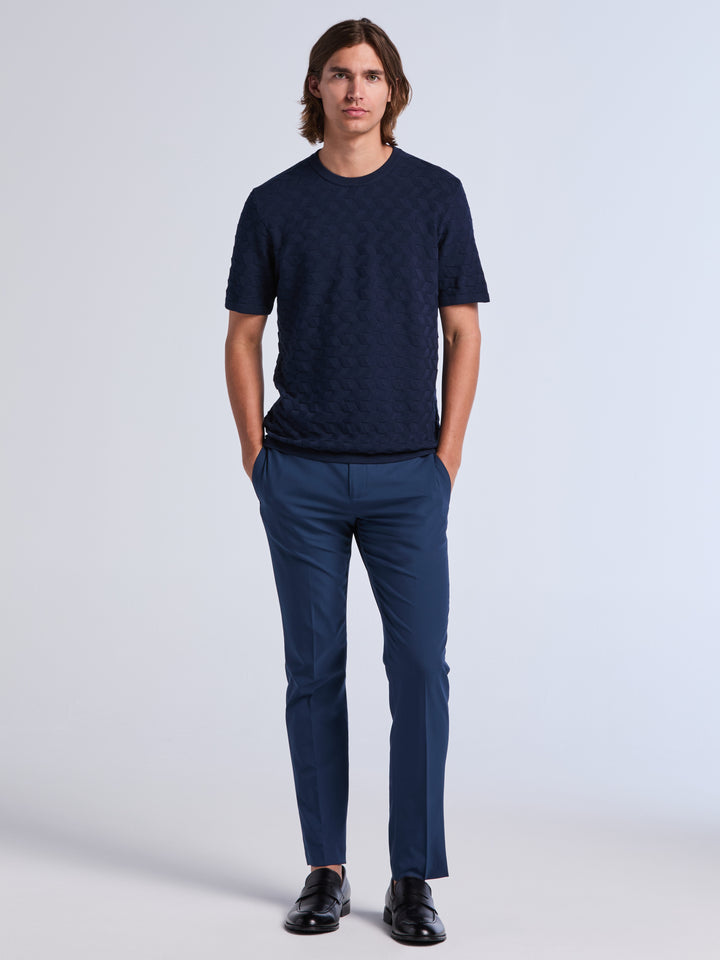 Herringbone Crew Sweater Tee