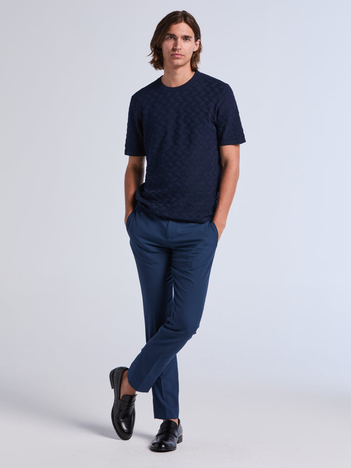 Herringbone Crew Sweater Tee