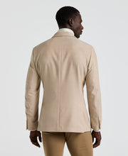 Herringbone Pattern Sports Coat (Beige) 