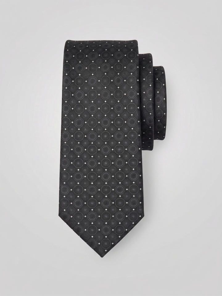 Hickman Dot Slim Fit Tie (Black) 