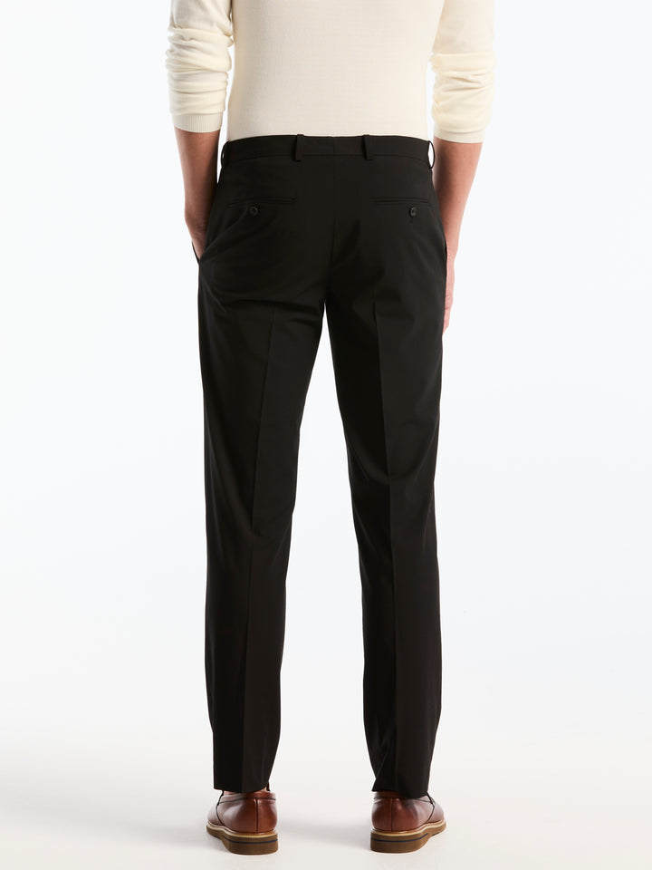Houndstooth Slim Fit Suit Pants (Charcoal) 