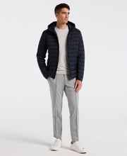 Hybrid Lightweight Puffer Jacket (Dark Sapphire) 