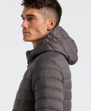 Hybrid Lightweight Puffer Jacket (Granite Gray) 