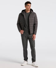 Hybrid Lightweight Puffer Jacket (Granite Gray) 