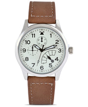 Interchangeable Strap Watch Gift Set (Brown/Silver) 