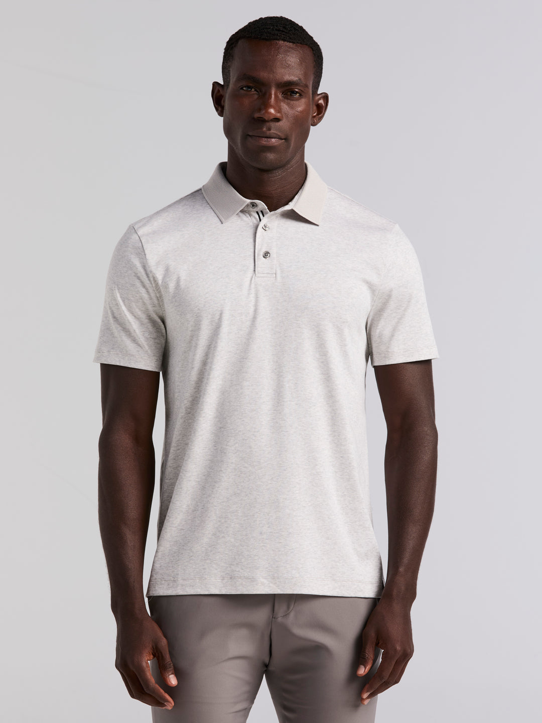 Interlock Polo Shirt (Moonstruck Htr) 