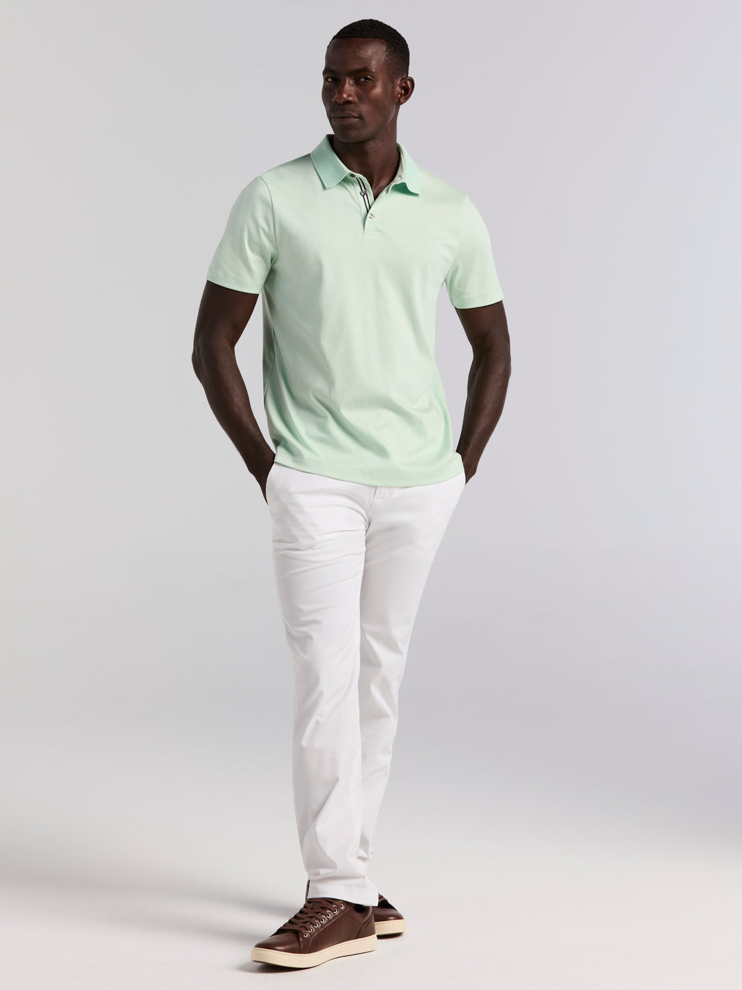 Interlock Polo Shirt (Silt Green) 