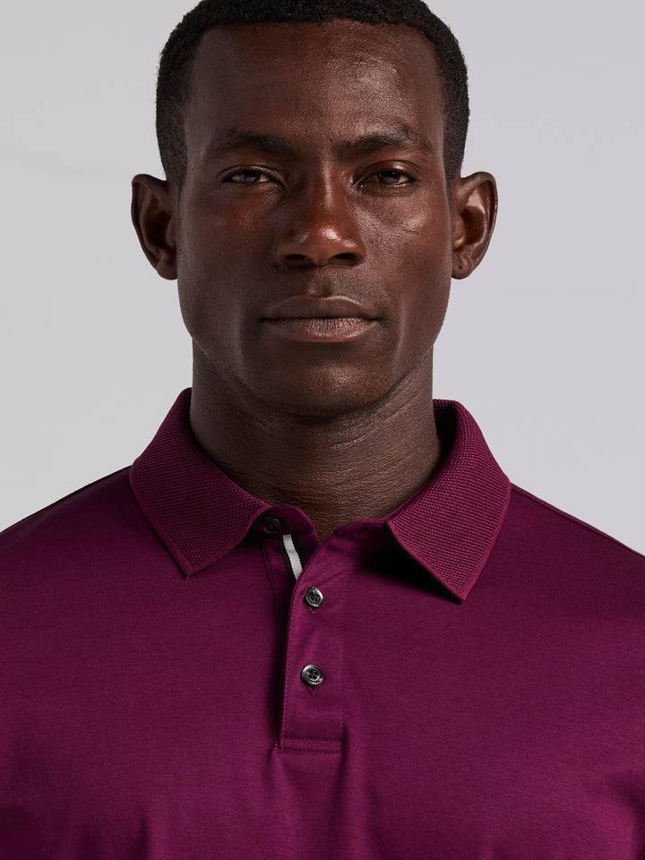 Interlock Polo Shirt (Potent Purple) 