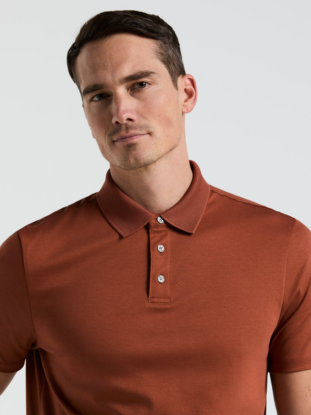 Interlock Polo Shirt (Rustic Brown) 