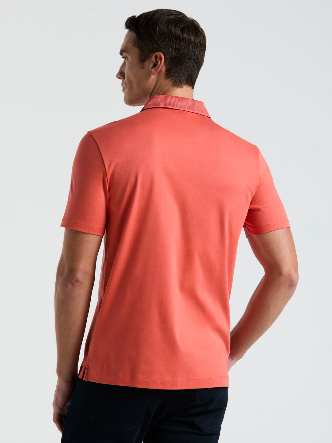 Interlock Polo Shirt (Burnt Sienna) 