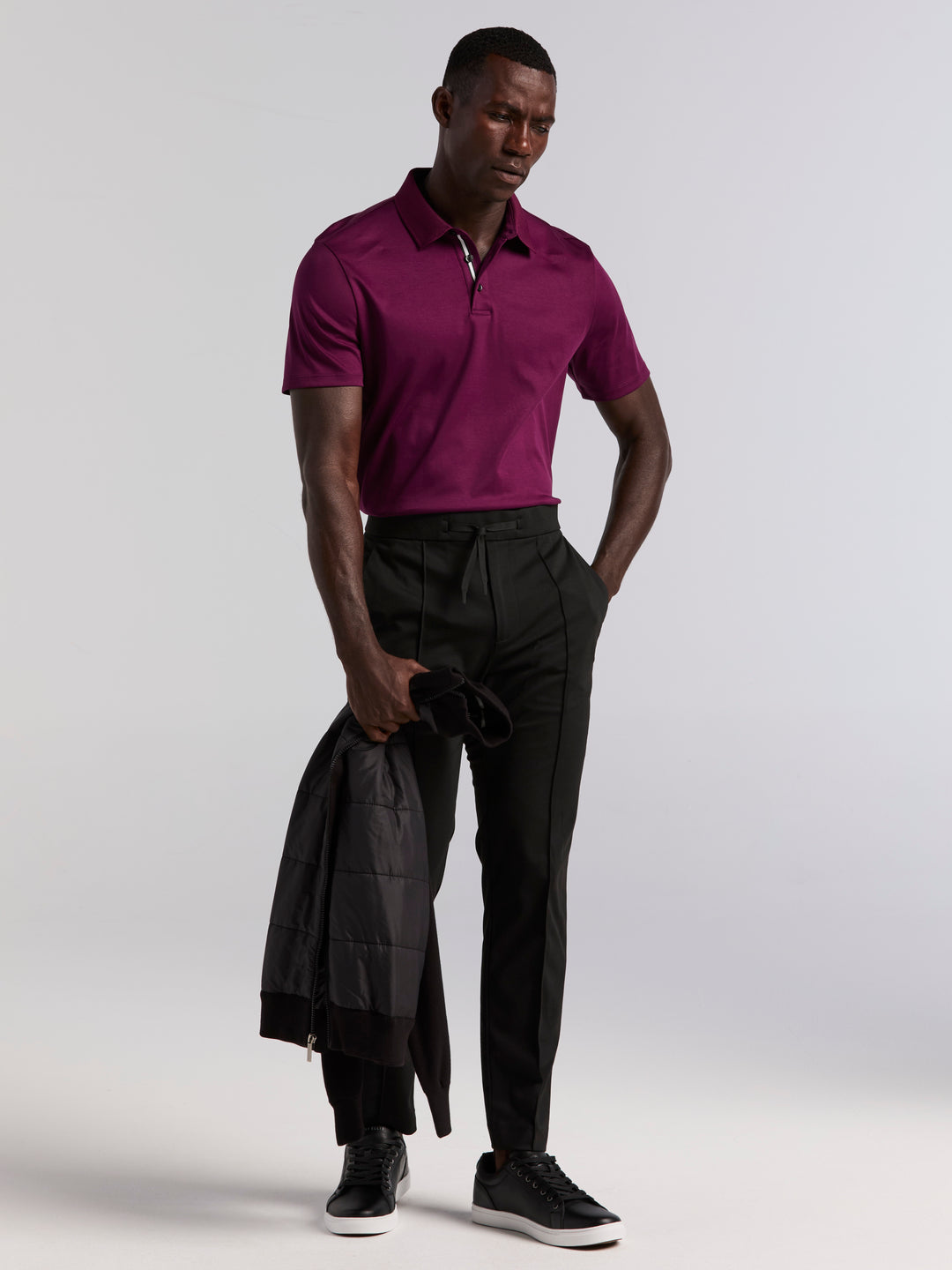 Interlock Polo Shirt (Potent Purple) 