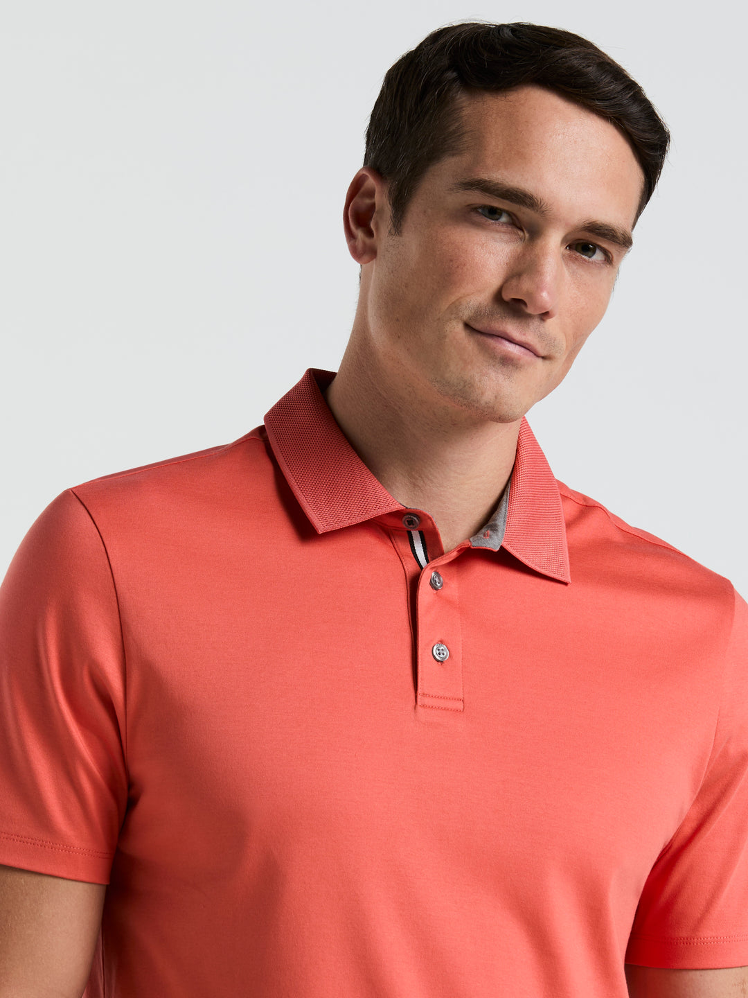 Interlock Polo Shirt (Burnt Sienna) 