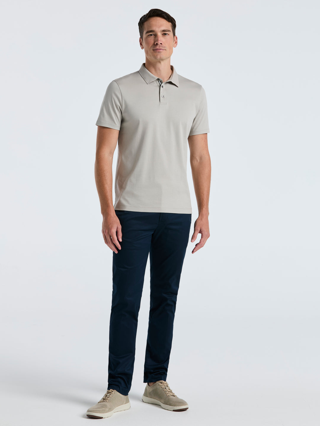 Interlock Polo Shirt (Drizzle) 