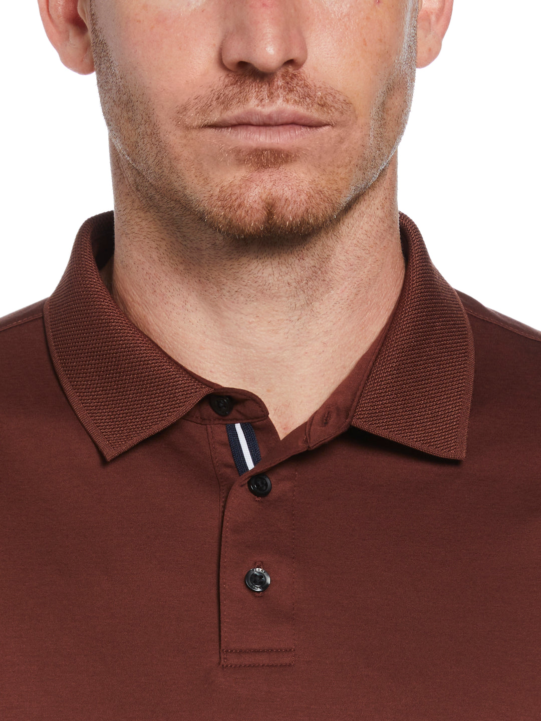 Interlock Polo Shirt (Rum Raisin) 