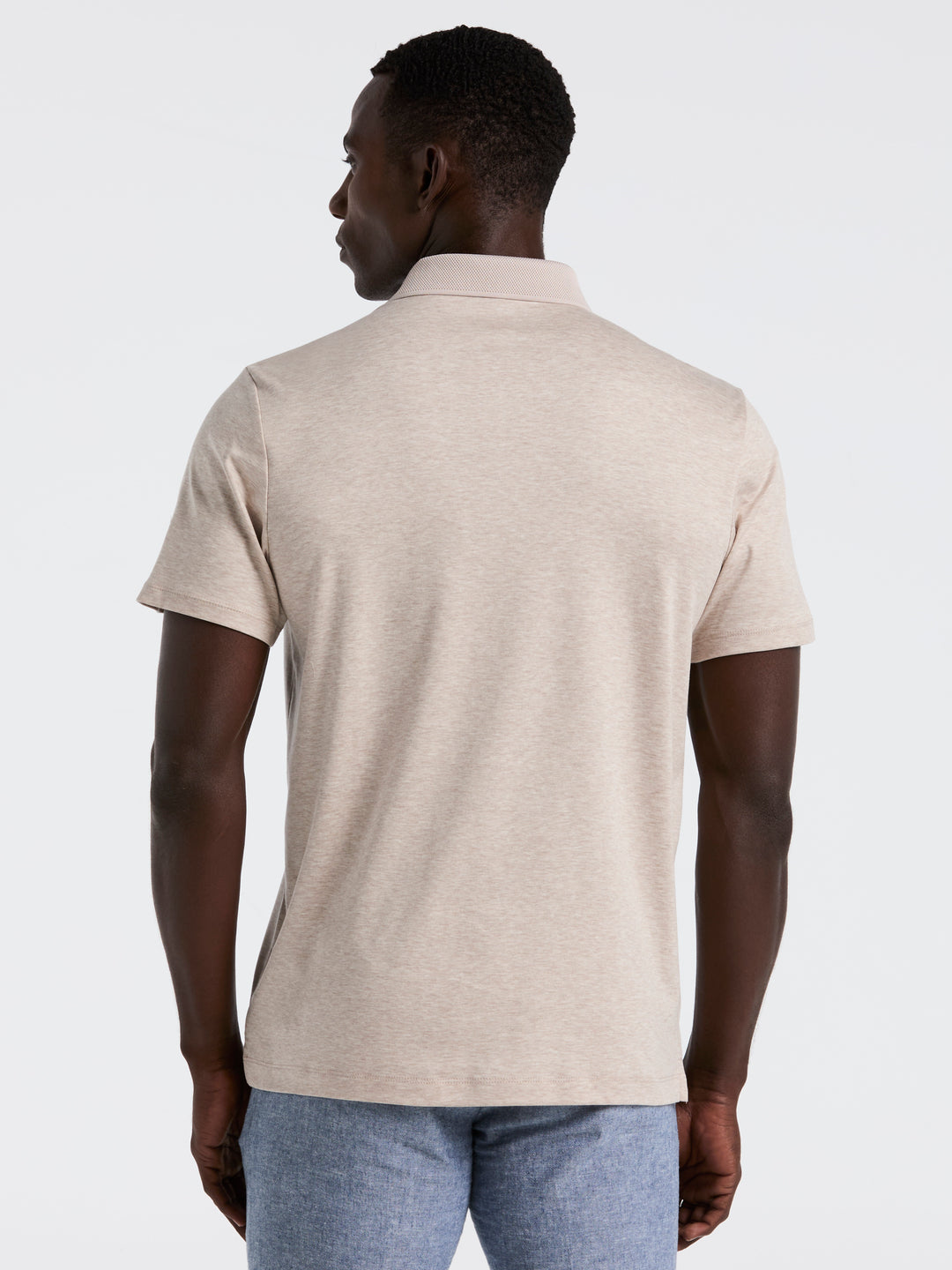 Interlock Polo Shirt (Island Fossil Htr) 