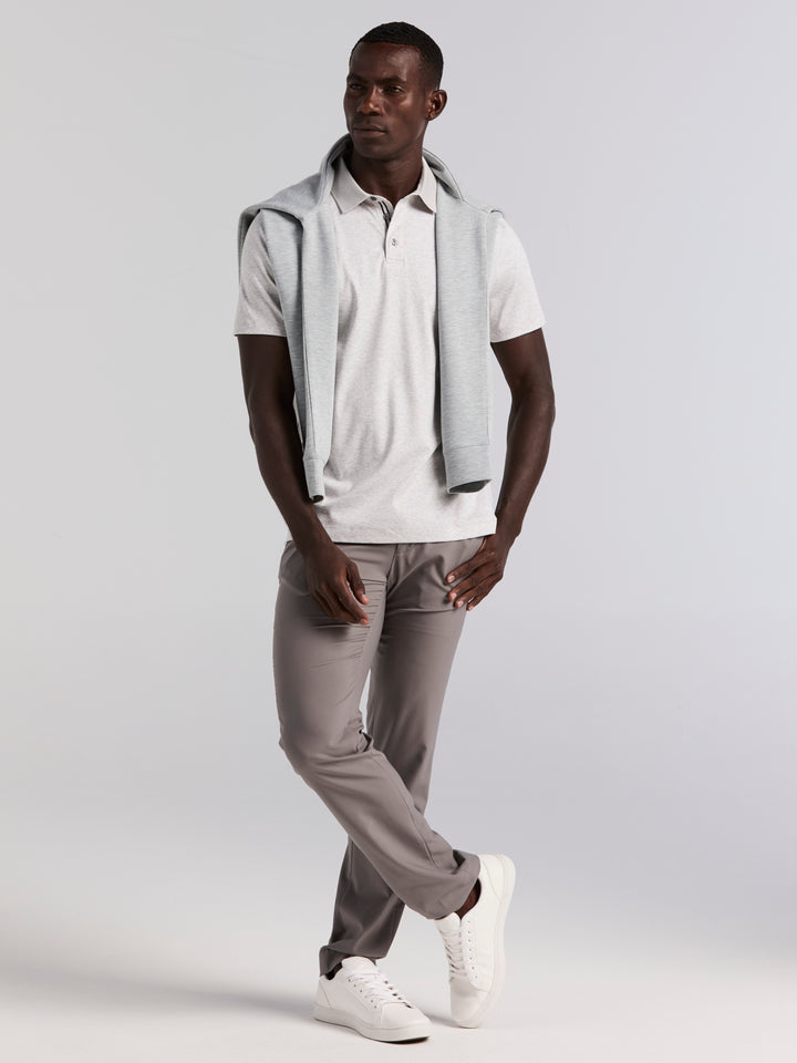 Interlock Polo Shirt (Moonstruck Htr) 