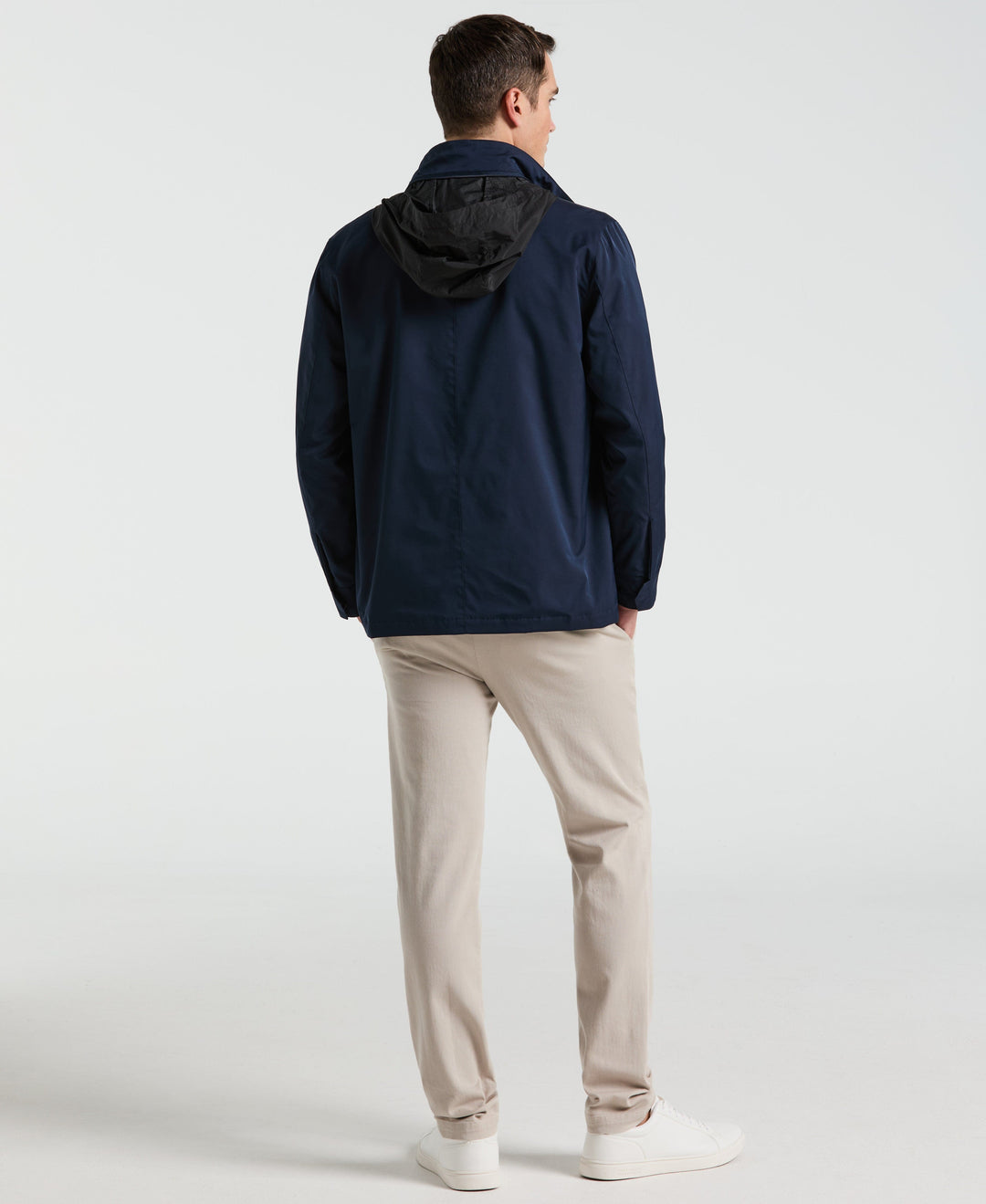 Iridescent Twill 6-Pocket Jacket (Dark Sapphire) 