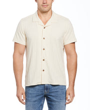 Short Sleeve Stripe Camp Shirt (Birch) 