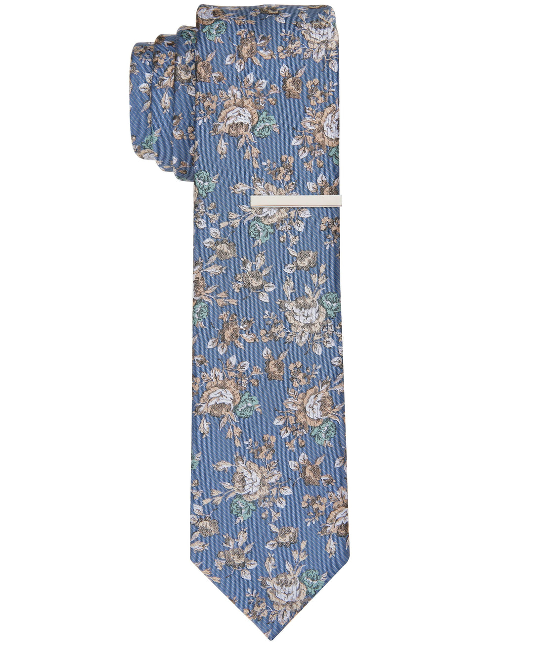 Jain Floral Tie (Blu) 