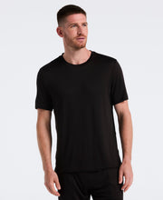 Short Sleeve Jersey Crew Neck Sleep Top (Black Beauty) 