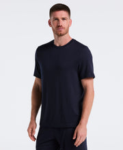Short Sleeve Jersey Crew Neck Sleep Top (Navy Iris) 