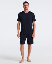 Short Sleeve Jersey Crew Neck Sleep Top (Navy Iris) 
