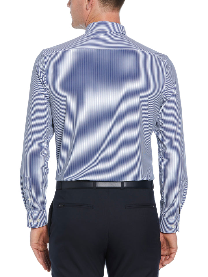 Knit Medium Stripe Shirt (Navy) 