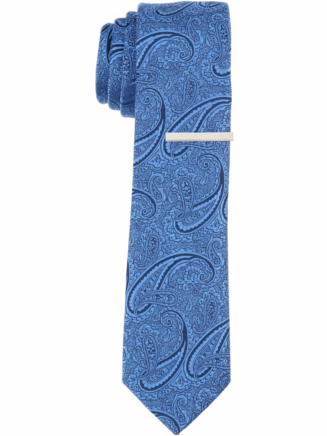 Lidelle Paisley Slim Tie (Blue) 