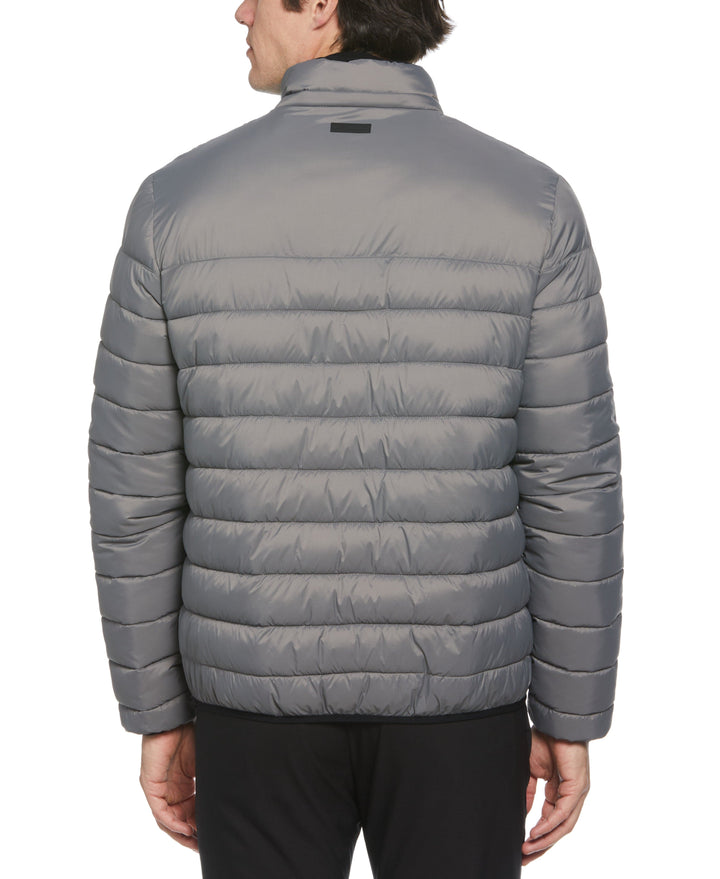 Lightweight Hooded Puffer Jacket (Smoked Pearl) 