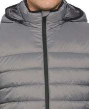 Lightweight Hooded Puffer Jacket (Smoked Pearl) 