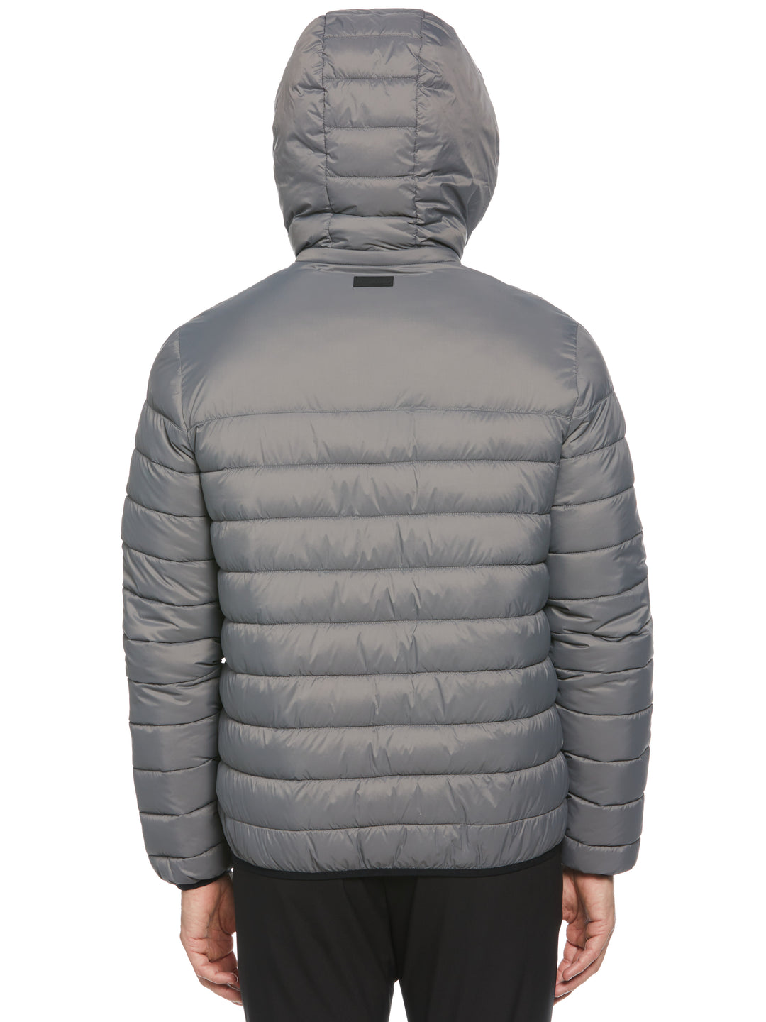 Lightweight Hooded Puffer Jacket (Smoked Pearl) 