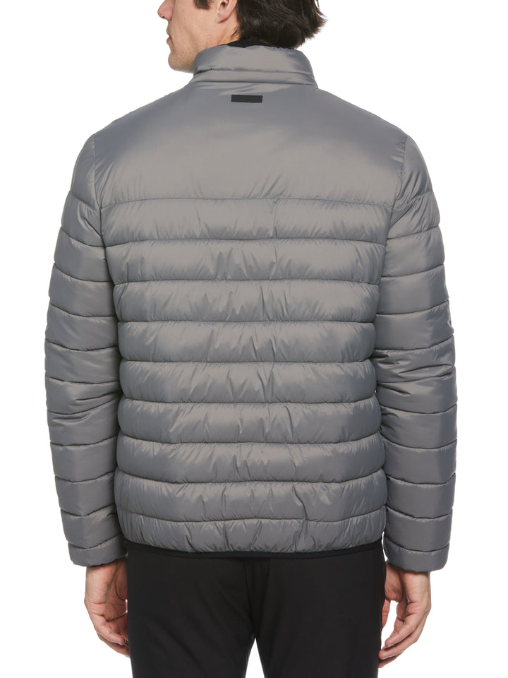 Lightweight Hooded Puffer Jacket (Smoked Pearl) 